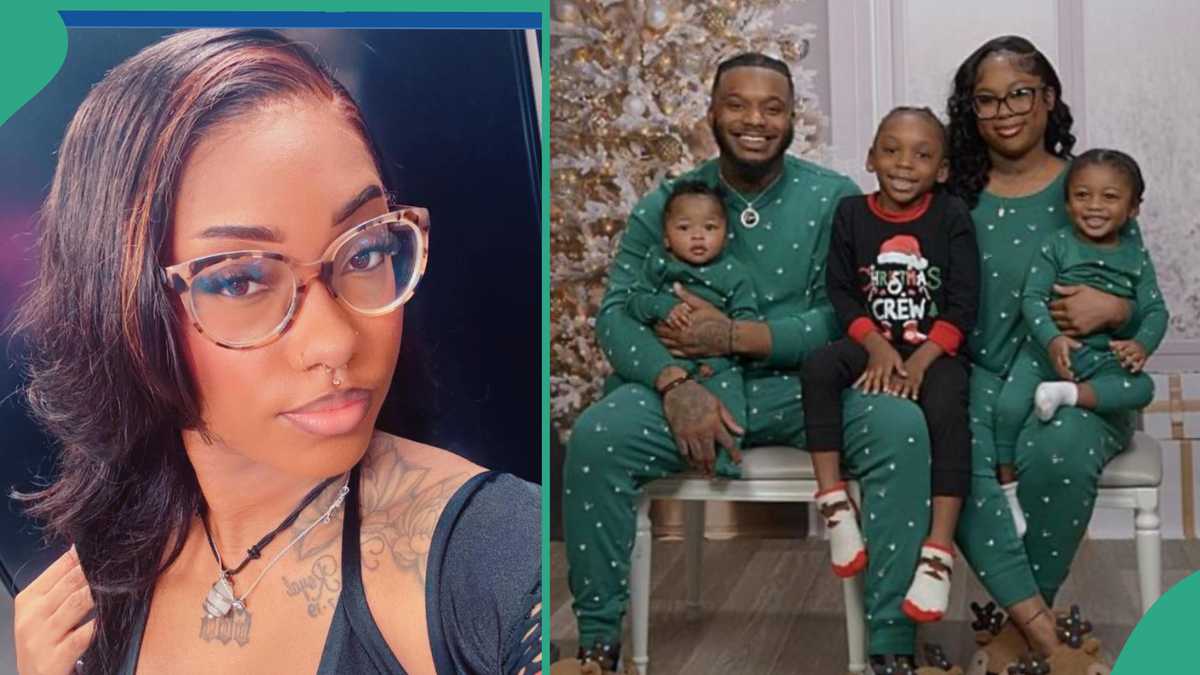 Lady Criticizes Baby's Father And Partner For Leaving Son Out of Matching PJ For Christmas Photo