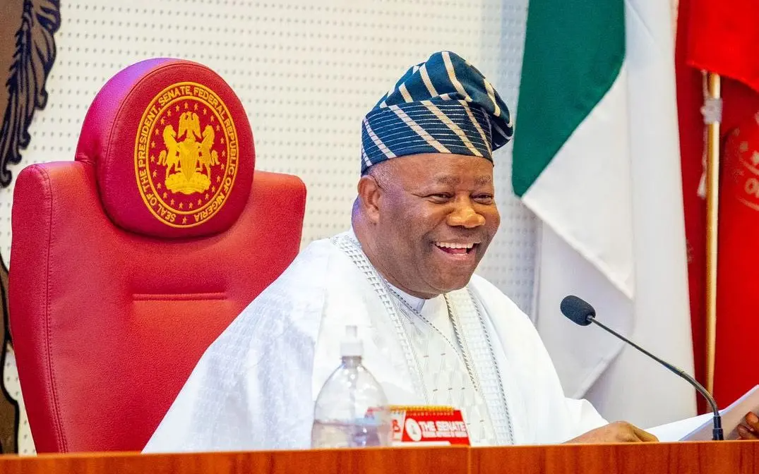 Abbas, Kalu Greet Senate President Akpabio At 62