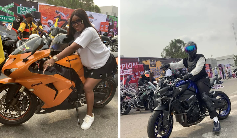 Bikers thrill revellers with breathtaking stunts at Calabar Carnival