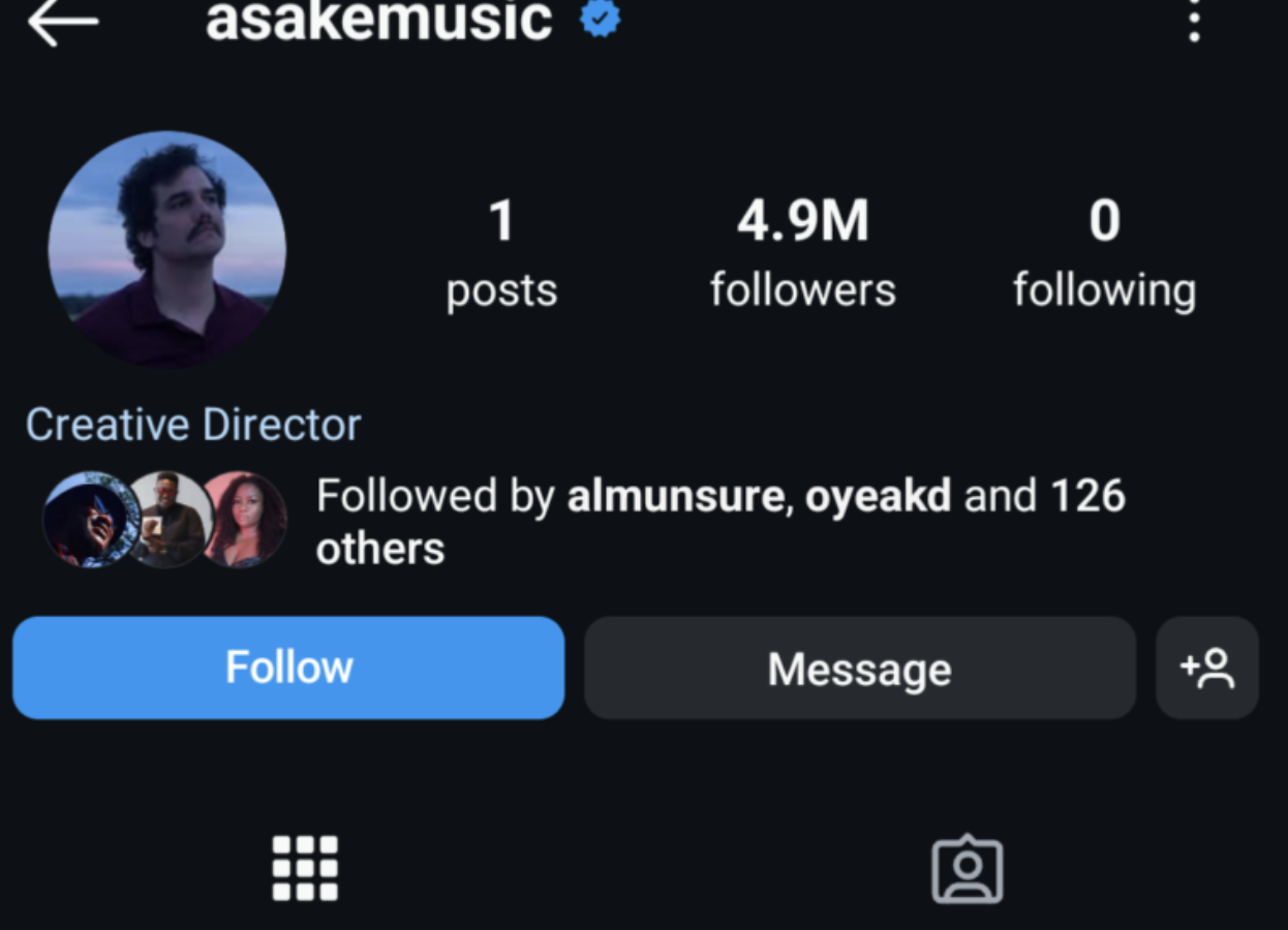 Confusion as Asake yanks YBNL from Instagram bio, unfollows everyone