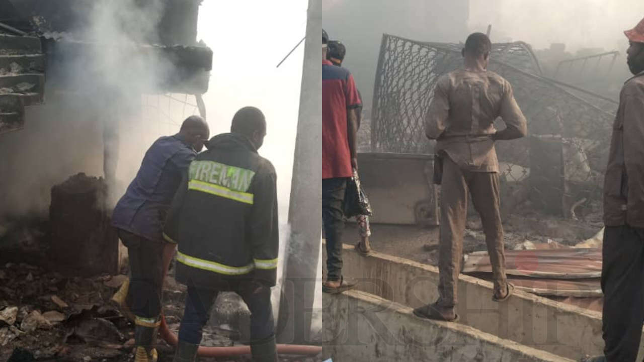 Fire Wreaks Harvoc At Popular Oyo Spare Parts Market