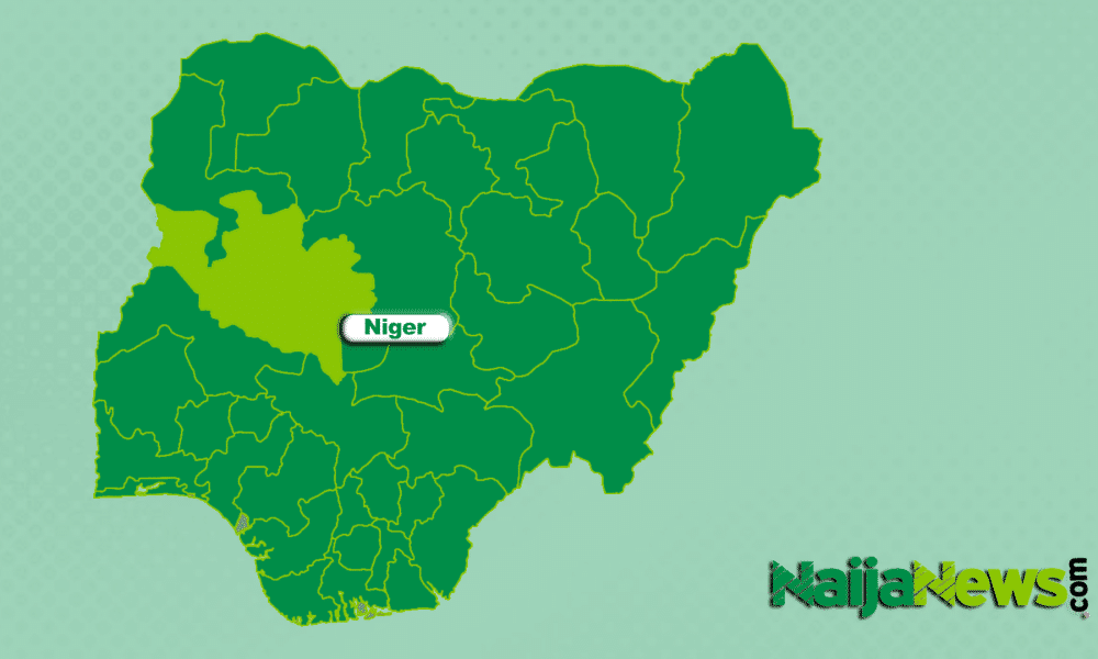 Map of Niger State, Nigeria