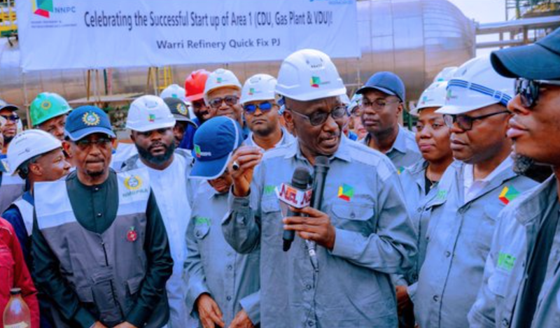 Mele Kyari reveals market Warri refinery will serve