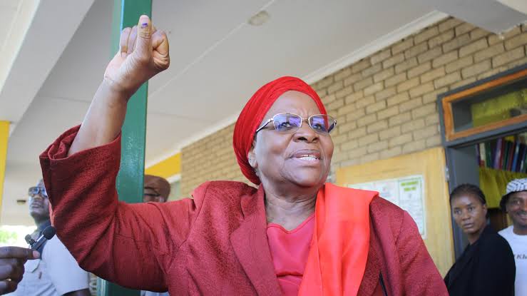 Namibia elects first female