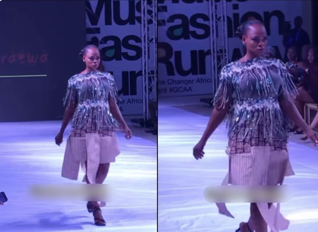 Olajumoke’s ‘the breadseller’ hits runway at Lagos fashion show (Video)