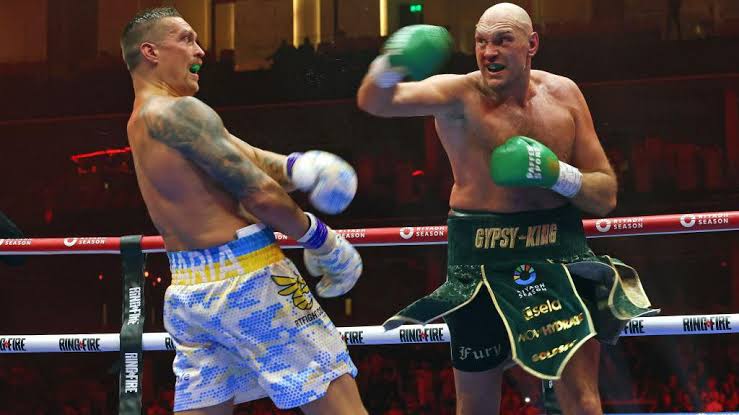 Tyson Fury and Oleksandr Usyk