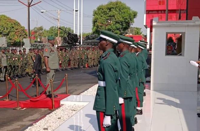 Oluyede officially assumes command as 24th COAS