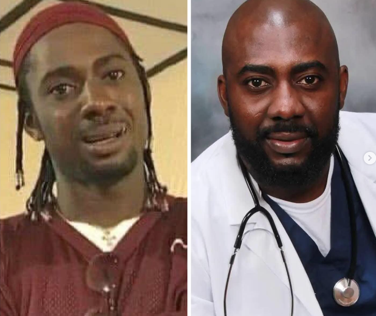 Popular Nollywood actor “Terror” turns medical doctor in America