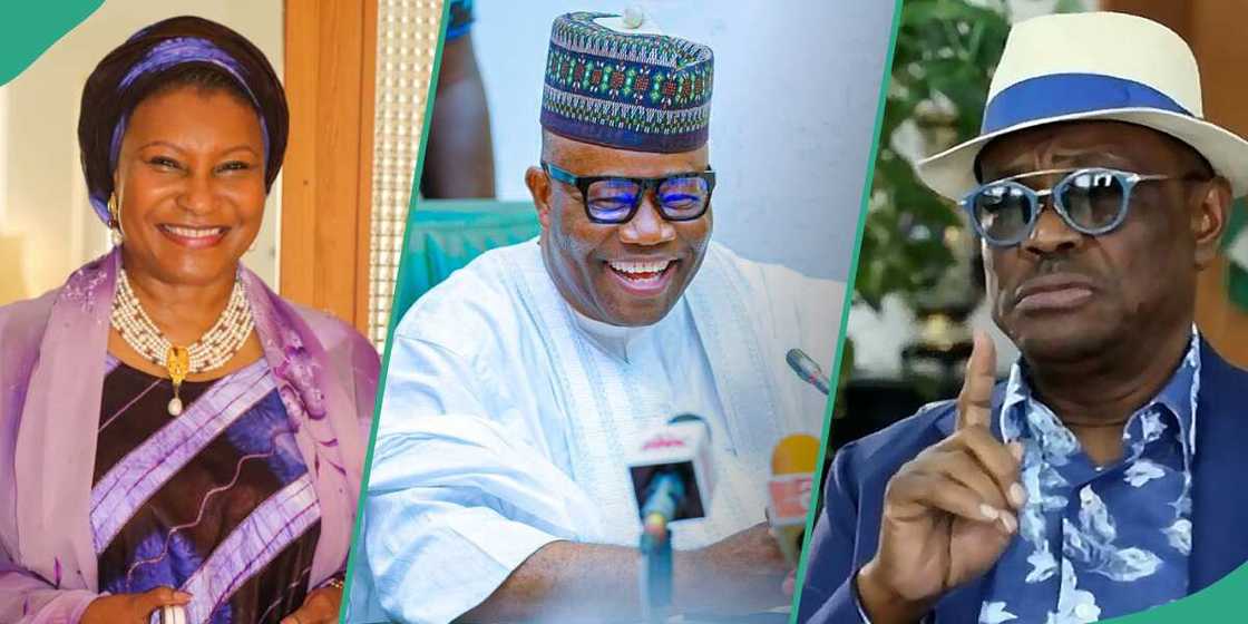 Senator Ireti Kingibe walked out of the Senate when she was stopped by Akpabio from presenting a motion to stop FCT Minister Nyesom Wike's demolition move in Abuja.