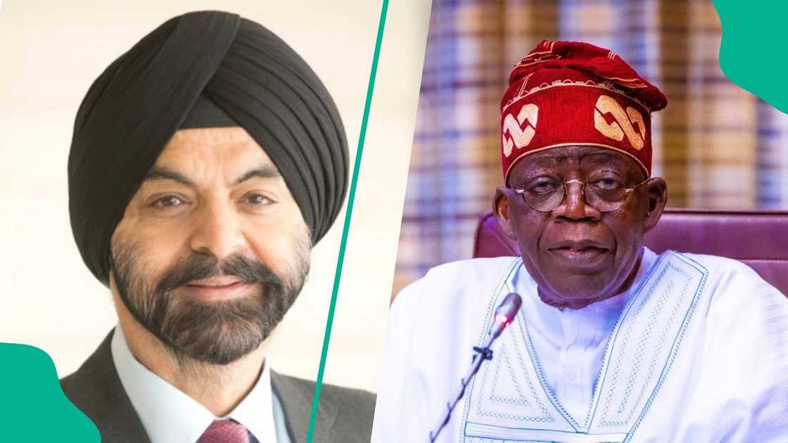 Ajay banga / Bola Ahmed Tinubu