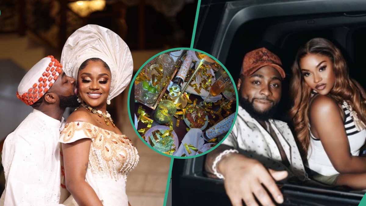 Davido and Chioma Dine With Friends in Miami for the New Year, Share Passionate Kiss, Clip Trends