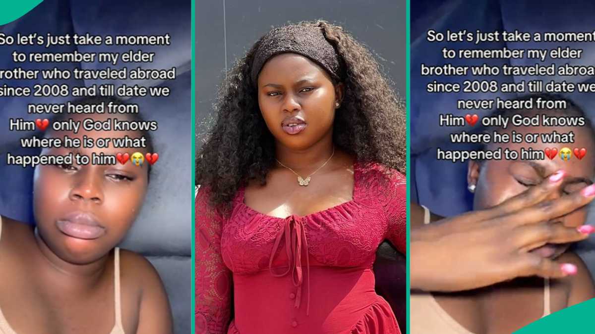 Lady Remembers Her Brother Who Relocated Abroad in 2008 and Family Never Heard From Him Again