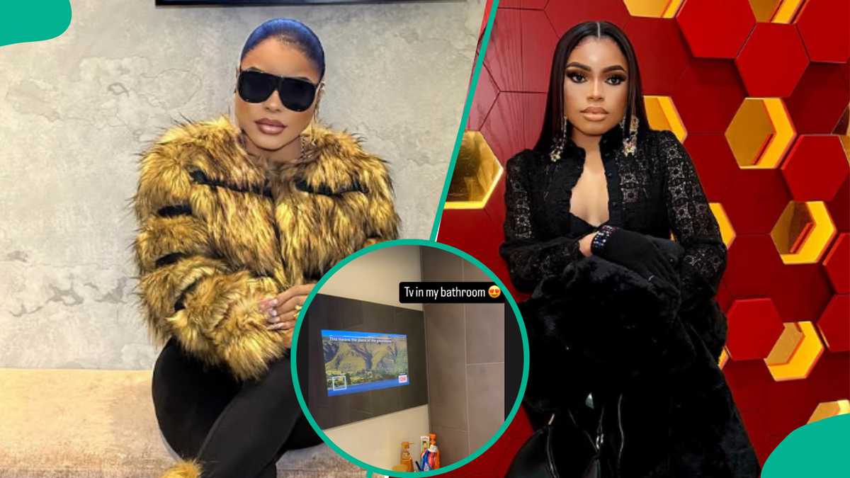 Bobrisky Brags About Having TV in His Toilet, Video Raises Mixed Feelings: “Attention Seeker”