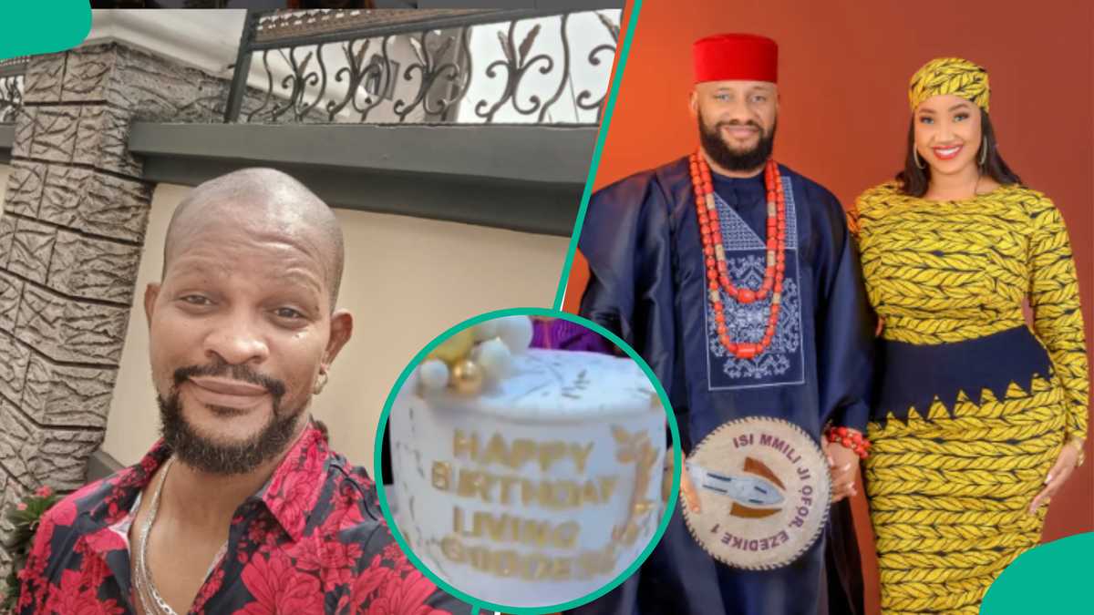 Uche Maduagwu Shares Prophecy About Yul Edochie After Seeing Caption on Judy’s Birthday Cake