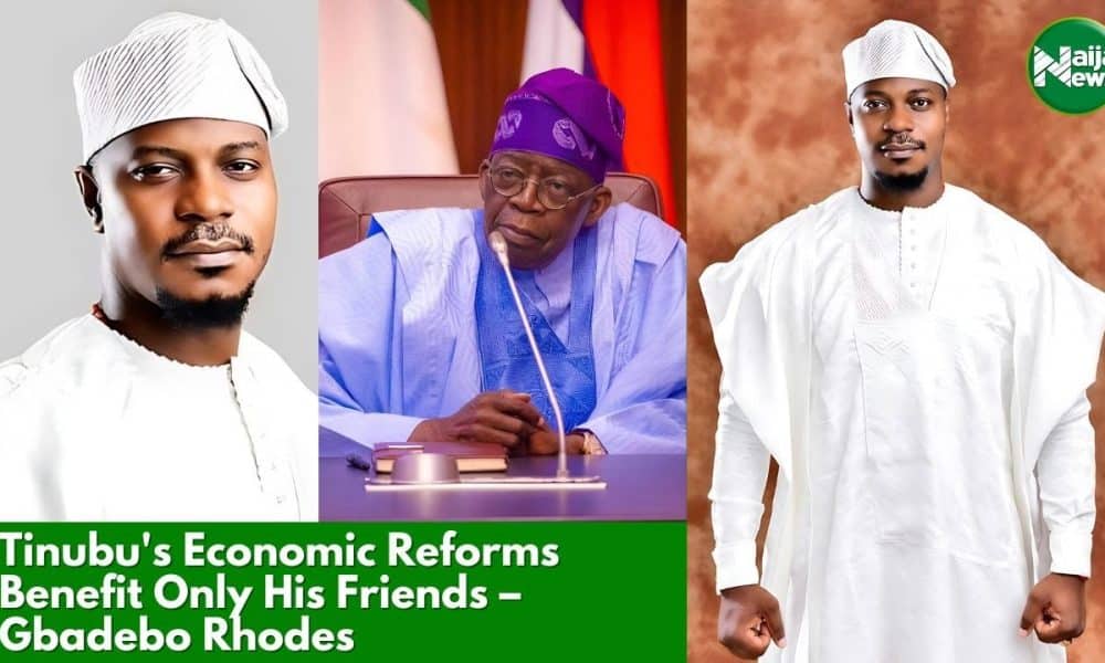 Tinubu’s Economic Reforms Benefit Only His Friends – Gbadebo Rhodes-Vivour