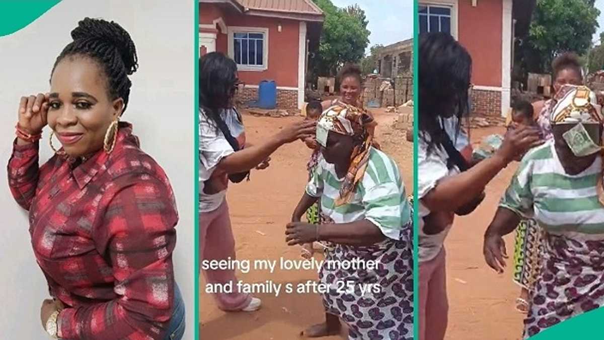 Nigerian Lady Reunites With Her Mother after 25 Years Apart, Video Melts Hearts on TikTok