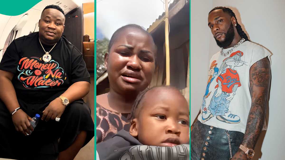 Cubana CP's Alleged Baby Mama Laughs Hard as Burna Boy's Aide Lucky Connects With Her Via Video Call