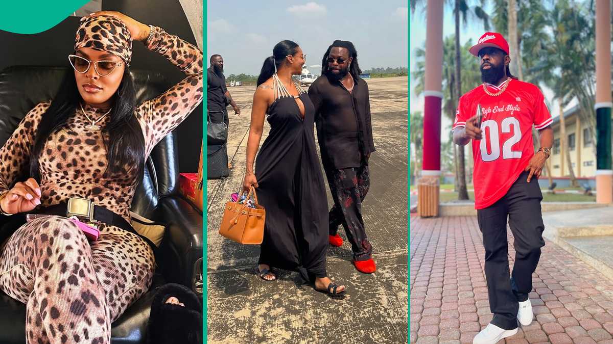 Timaya & Basketball Wives' Star Brooke Bailey Share Viral PDA Video, Fans Gush as She Praises Him