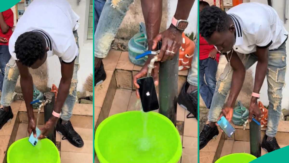 Water-resistant Phone: Man Puts iPhone Under Running Water, Shows Off Outcome in Viral Video