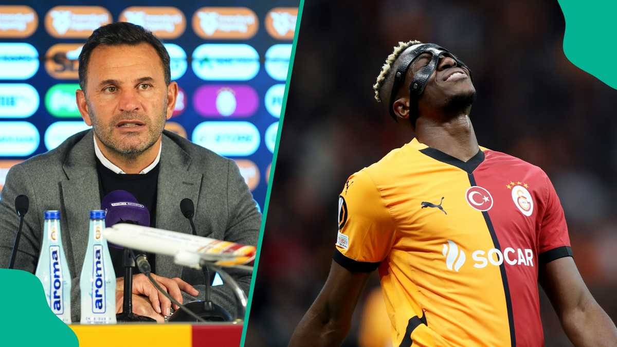 Galatasaray Coach Provides Concerning Update on Osimhen Amid Manchester United Transfer Rumours