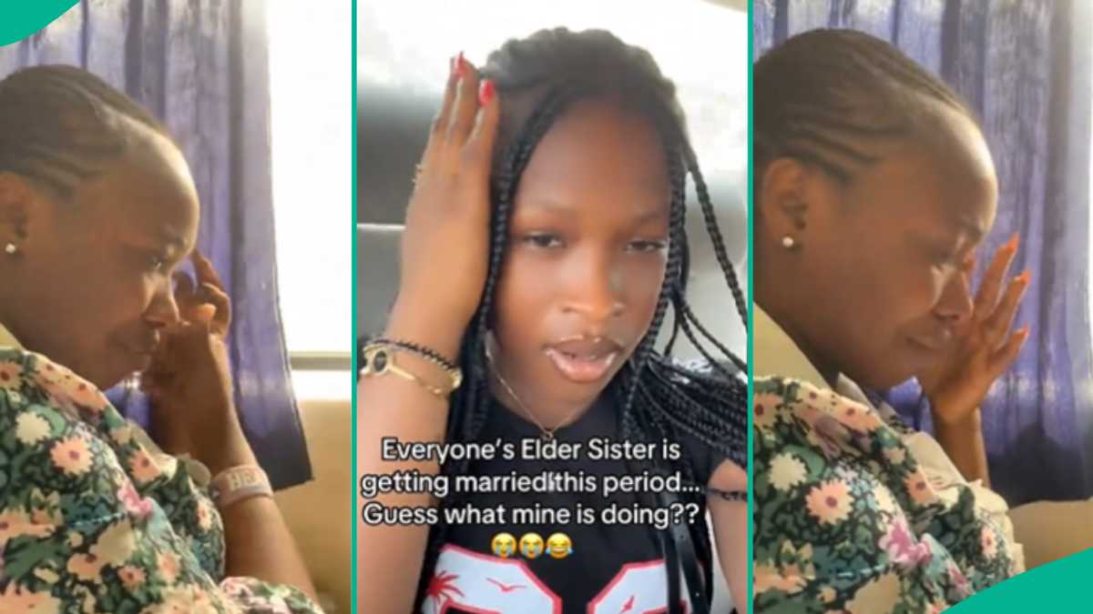 Lady Shares What Her Elder Sister Does While Her Mates Are Getting Married, Video Trends