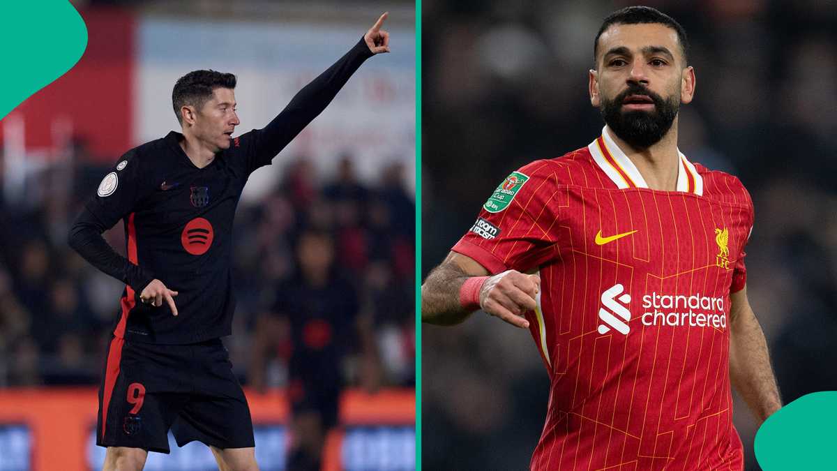 Lewandowski and Other Players Who Have Outscored Mohamed Salah in Europe This Season