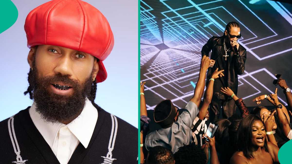 Video As Phyno Stops His Bouncer From Sending Party Host Off-Stage Trends: “Ezege Wan Nod Am Self”