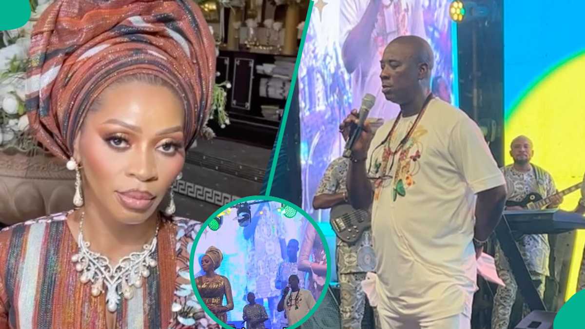 Shade Okoya’s Dance Moves As KWAM 1 Sings Her Praises at Hubby’s B’day Trends: “Money Too Plenty”