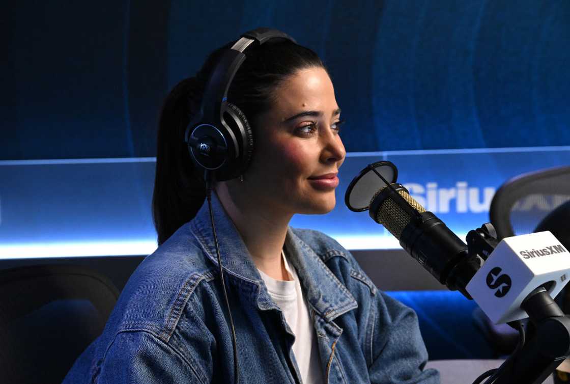 Hailey Welch at SiriusXM Studios in Los Angeles, California