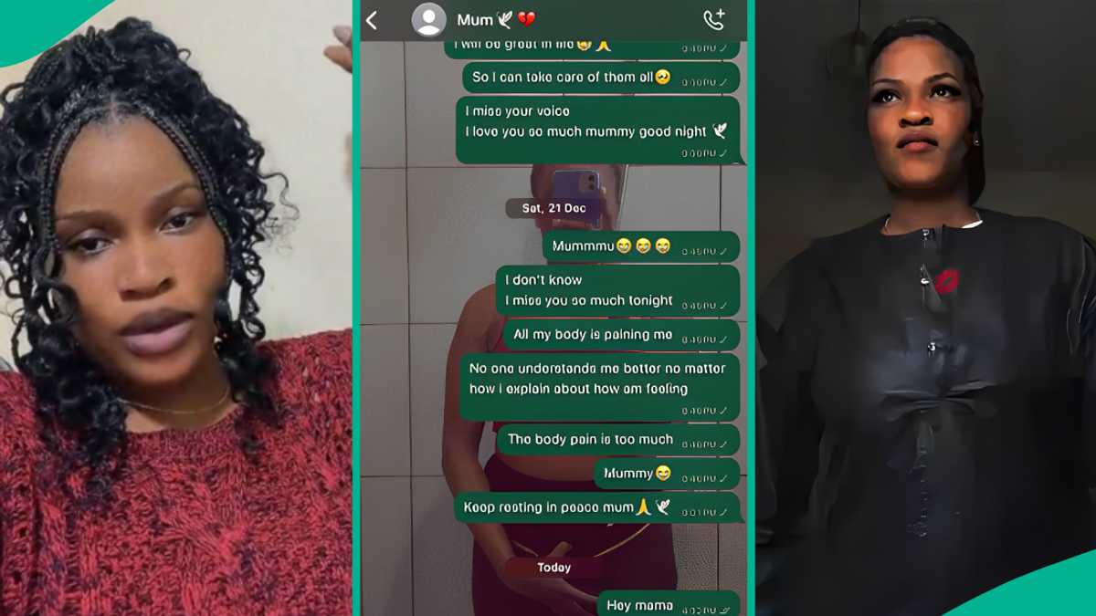 Bereaved Lady Who Chatted up Her Late Mother on WhatsApp Displays Unexpected Response She Received