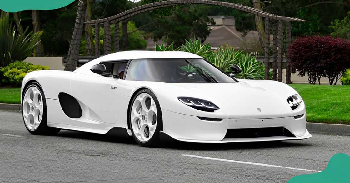 A white Koenigsegg CC850