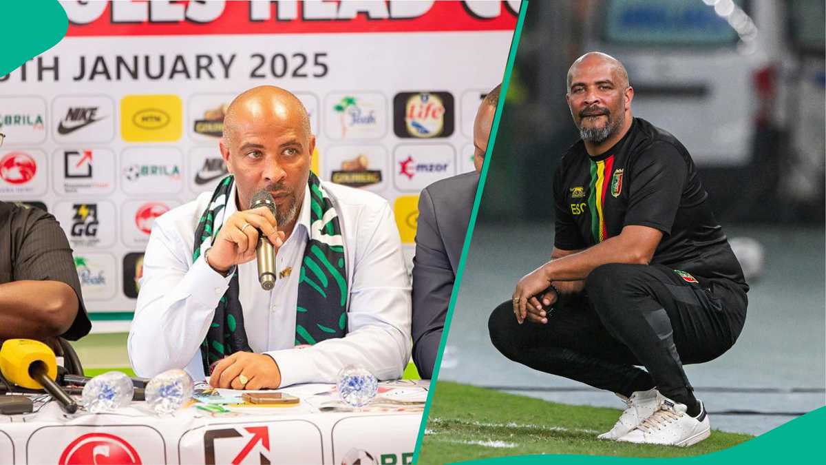 Eric Chelle: New Super Eagles Coach Hits Back at Critics and Highlights His Coaching Experience