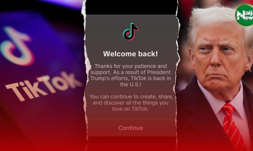 TikTok Resumes Service In U.S.