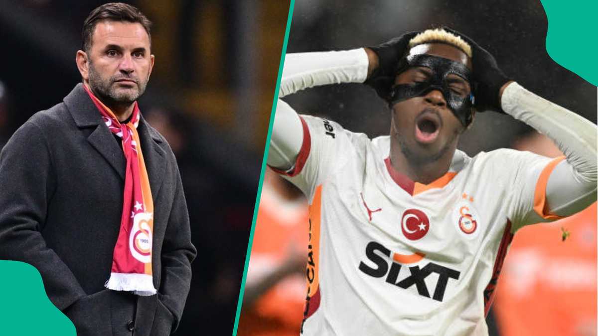 Galatasaray Coach Shares Secret Plan To Improve Victor Osimhen’s Weak Spot