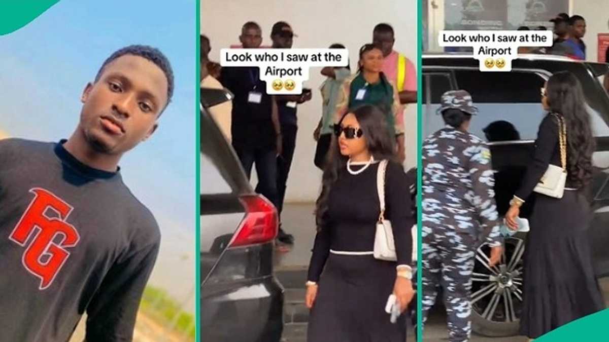 Man Who Met Regina Daniels at Airport Shares His Observation About Her Walking Step, Video Trends