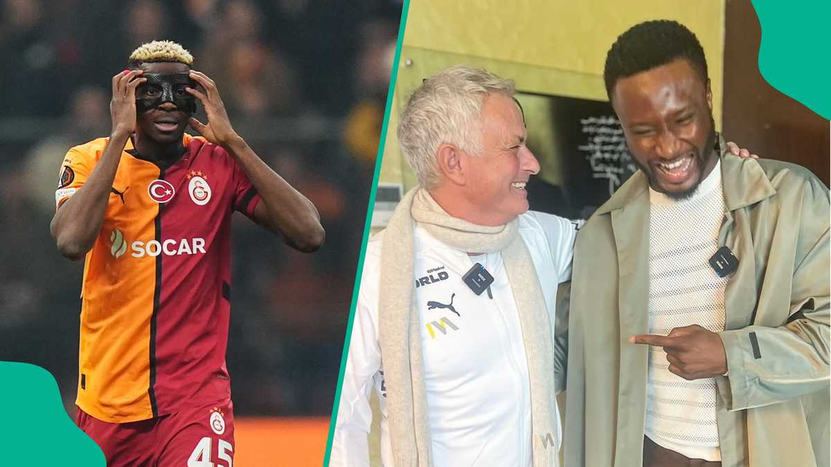 Mikel Obi Reunites With Ex Chelsea Boss Mourinho During Trip to Visit Osimhen in Turkey