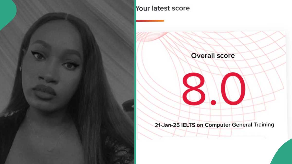 IELTS: Lady Gets Overall Score of 8.0 in English Language Proficiency Test, Shares Her Result