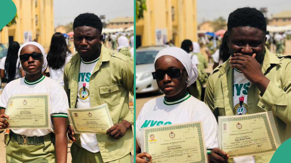 Man And His Female Bestie Attends The Same Schools From Primary To University, Passes Out From NYSC