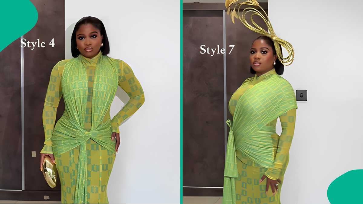 Veekee James Displays How to Rock 1 Elegant Dress In 7 Different Patterns: "I Don't Like Stress"