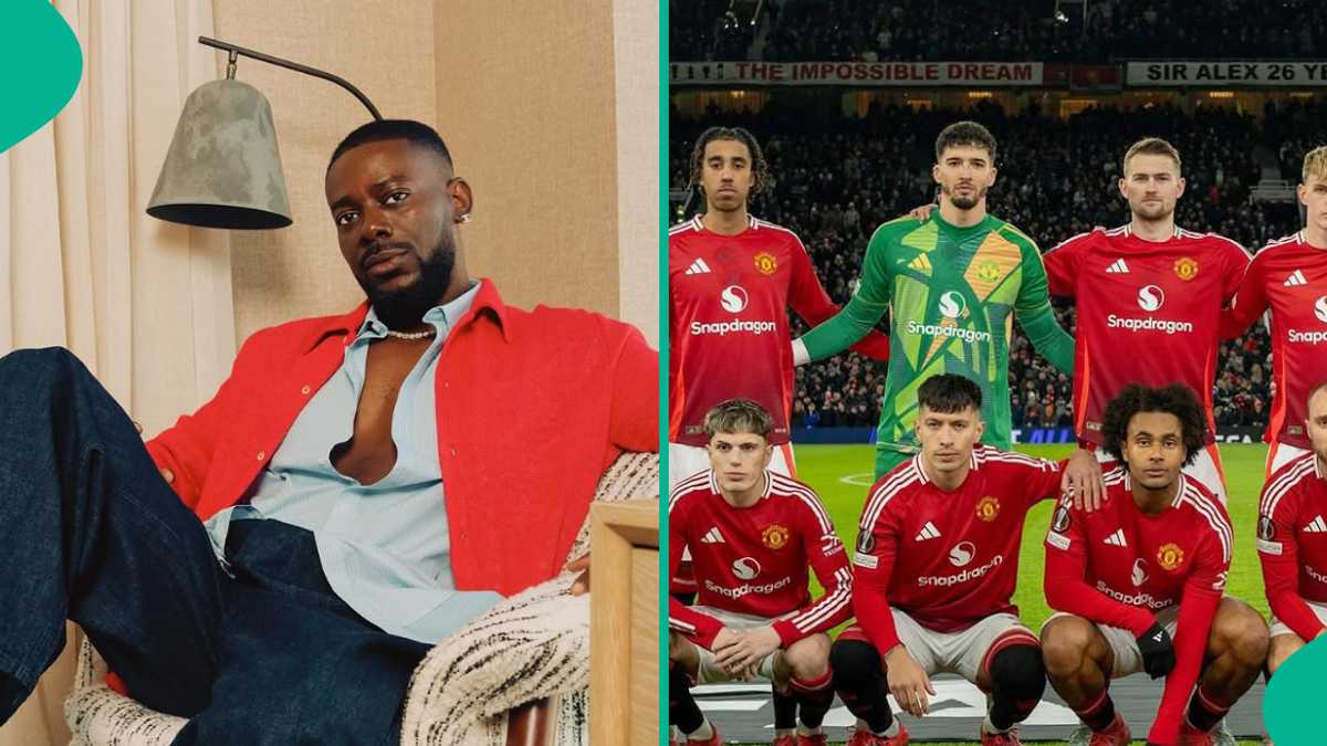 Adekunle Gold Shares Funny Dream About Playing For Man Utd, Passing to Bruno: "Dalot Will Soon go"