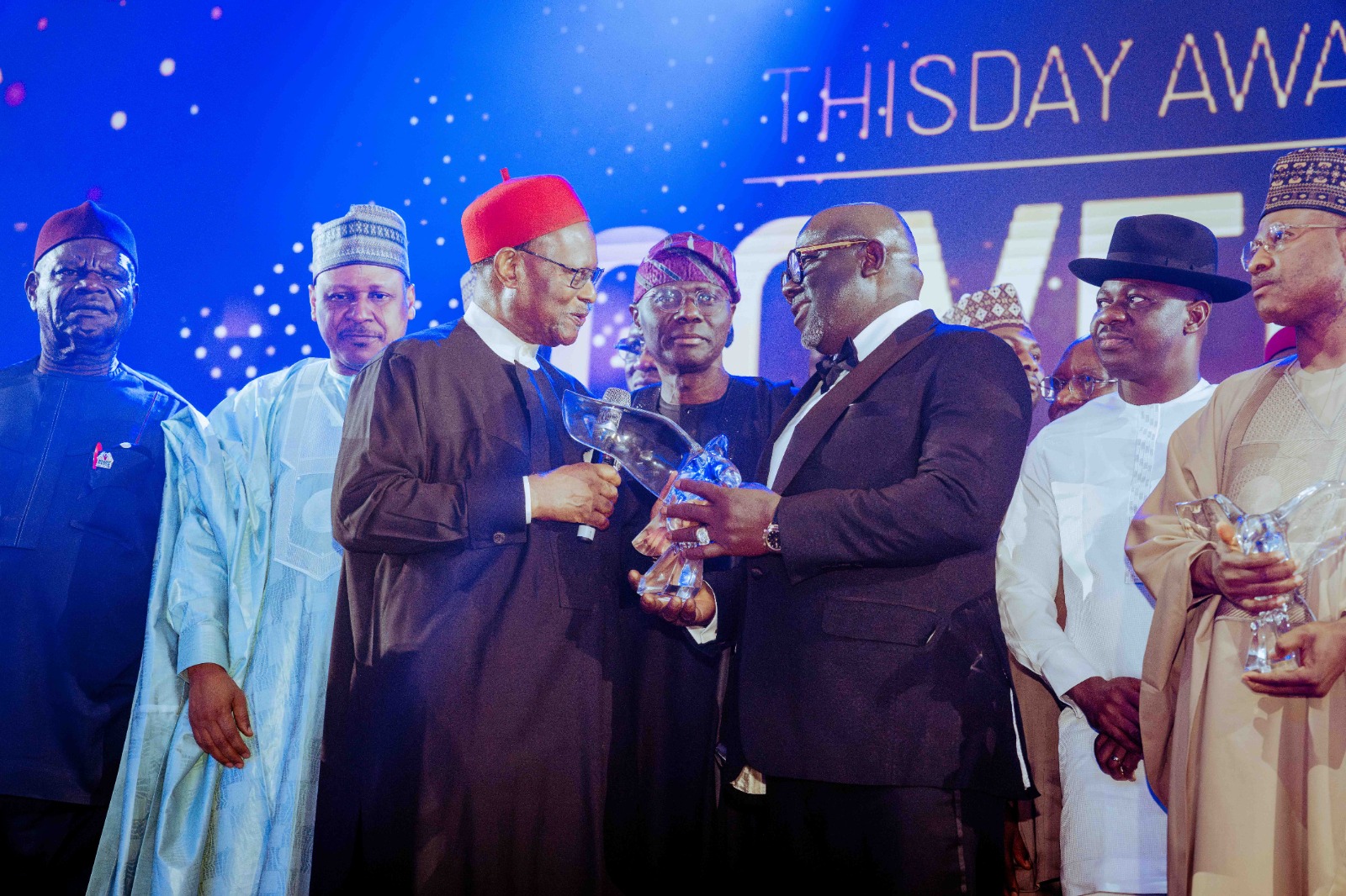 Oborevwori shines, wins Governor of the year 2024 Award(Photos)