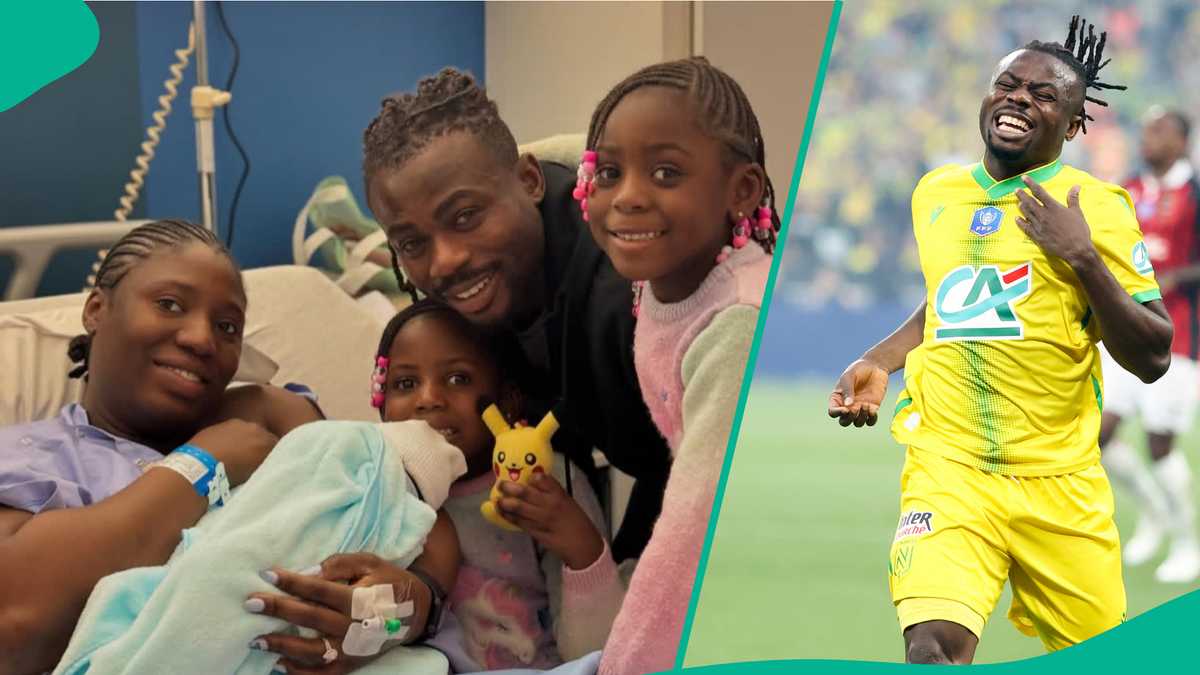 Super Eagles Star Moses Simon Releases Emotional Statement After Welcoming Third Child