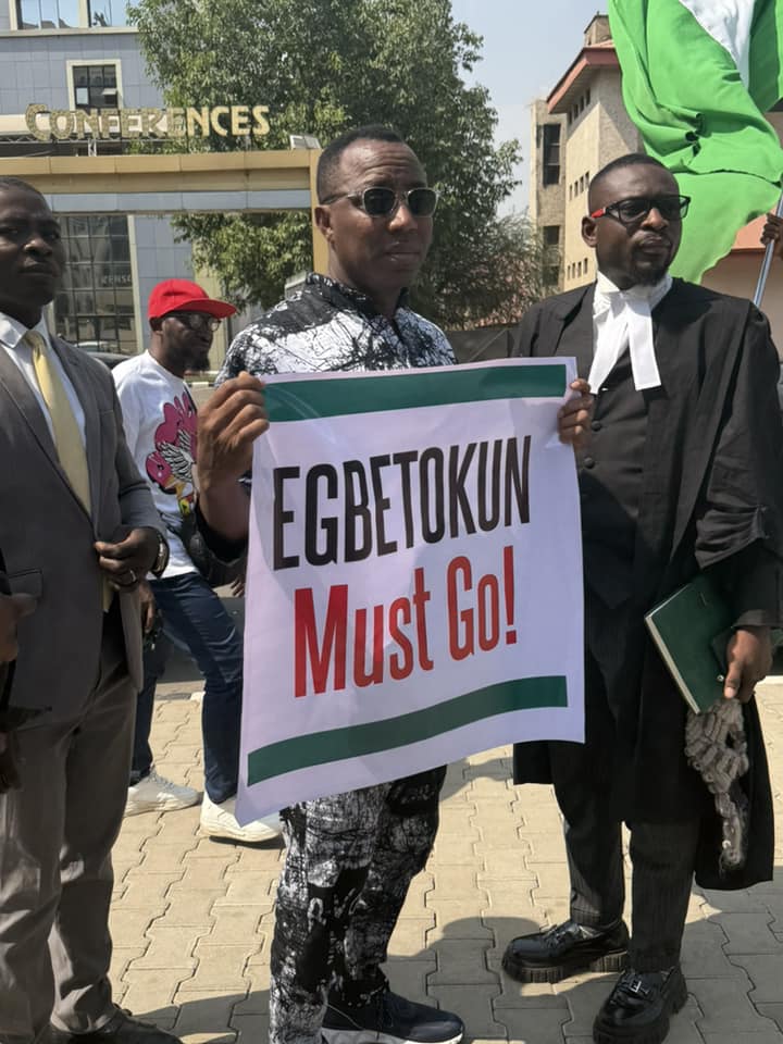 'They Will Never Have My Passport' – Sowore Speaks As He Joins Protest In Abuja