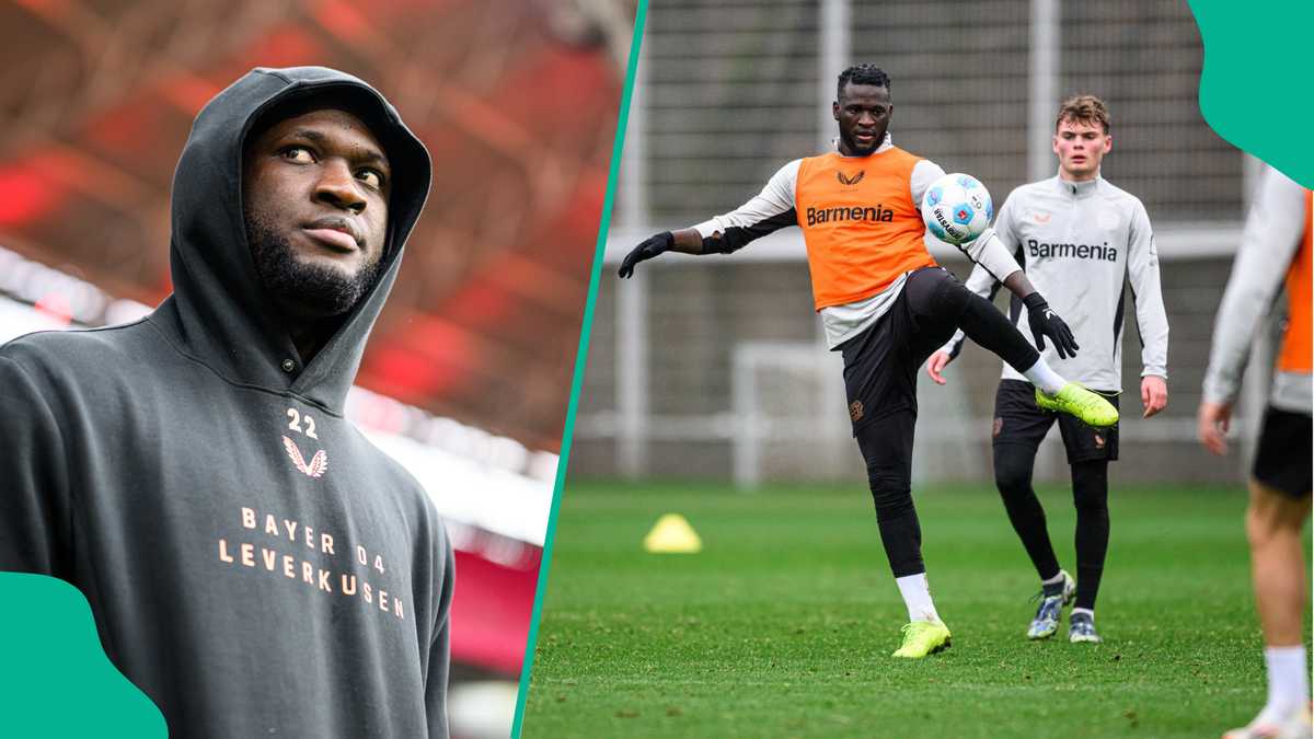 Boniface Shares Cryptic Message, Returns to Leverkusen Training After Failed Saudi Move