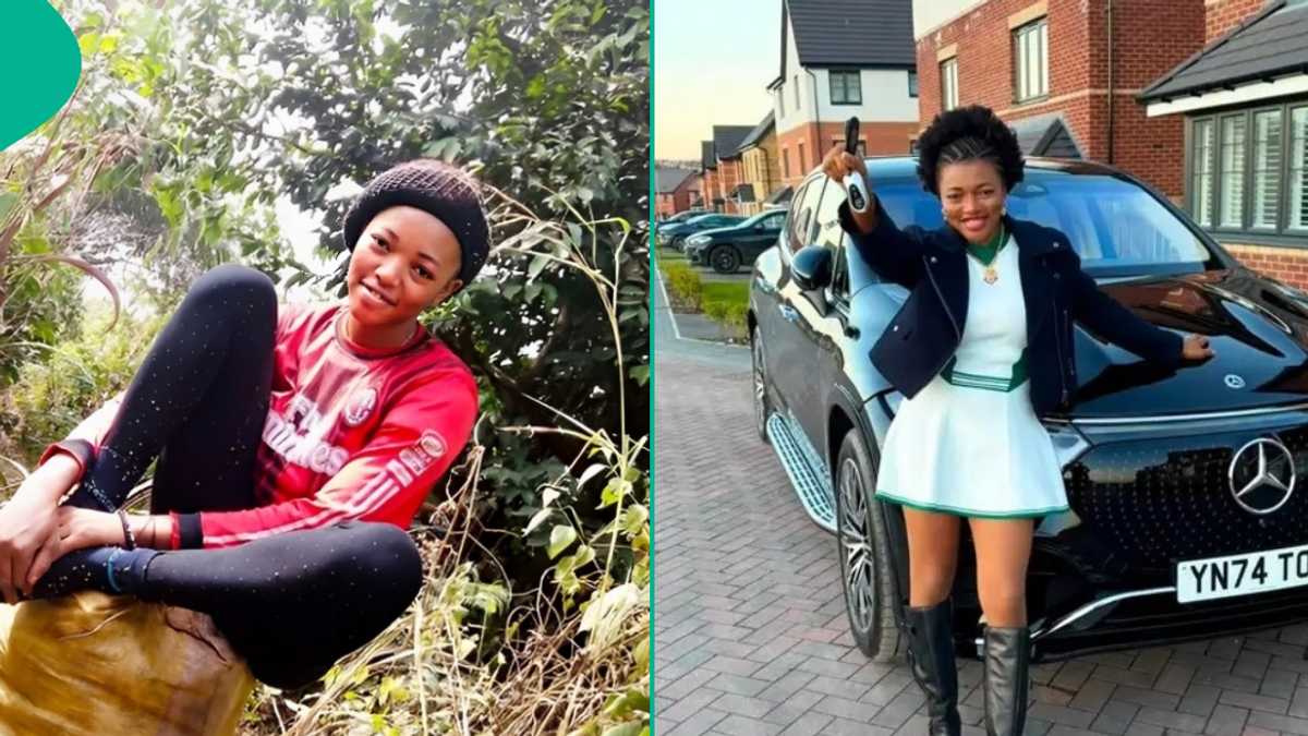 Hairstylist Olivia Chukwu Buys Mercedes-Benz, Shares 10-yr-old Pic as Cassava Farmer: “Be Inspired”