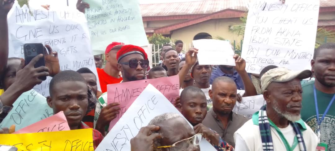 Akwa Ibom Ex-Militants Protest Alleged Federal Govt's Non-commitment To 2009 Amnesty Deal