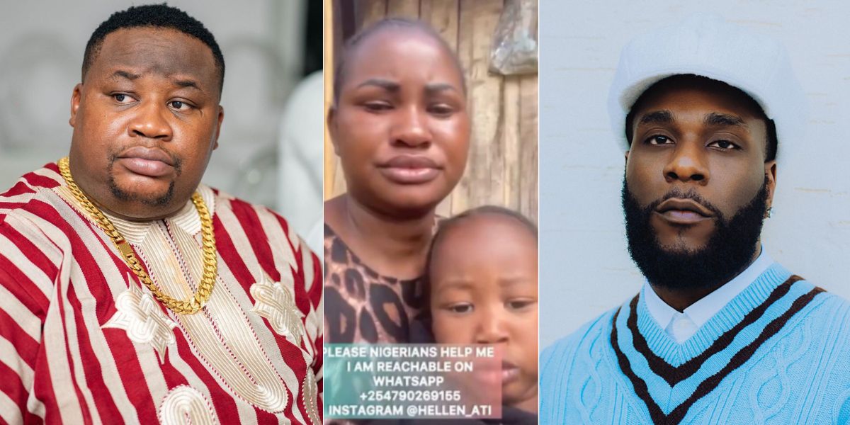 Burna Boy silences Cubana Chief Priest with huge gesture towards abandoned baby mama, son