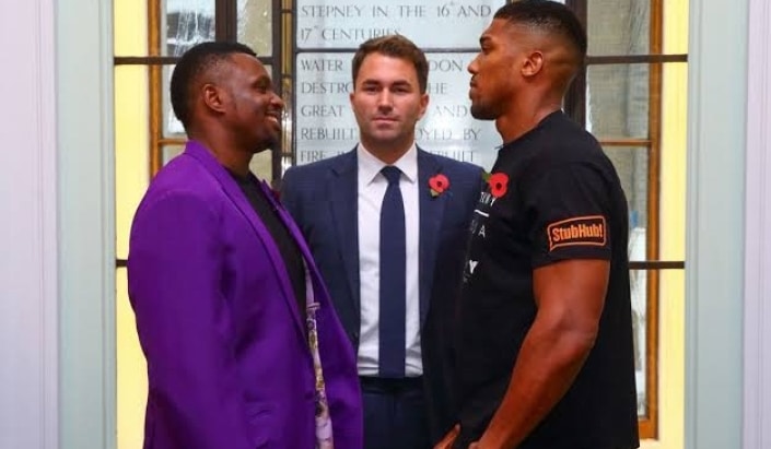 Anthony Joshua and Dillian Whyte