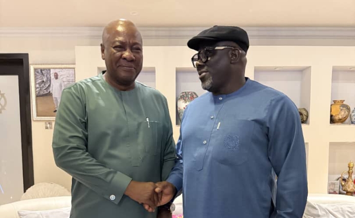 EXCLUSIVE: John Mahama receives Oborevwori, Mutfwang, others in Ghana, reveals Nigerian root [VIDEO]