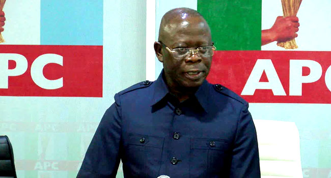 Edo poll: Oshiomhole keeps mum on PDP’s petition hearing at tribunal